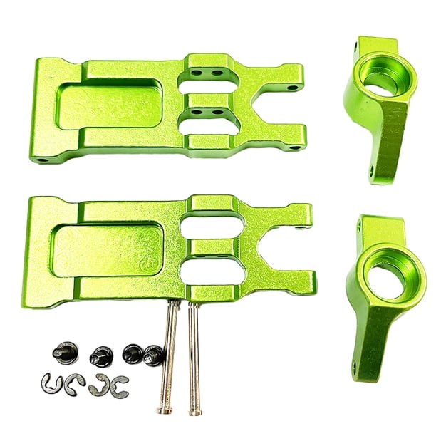 Vogacara RCGOFFLOW brazo de suspensión inferior trasero mejorado Rc brazo de suspensión inferior trasero para camiones monstruo 1/18 HBX Kits de construcción modelo Verde