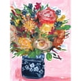 thumbnail image 3 of Wang, Melissa 15x18 Black Modern Framed Museum Art Print Titled - Bouquet in a vase II, 3 of 5