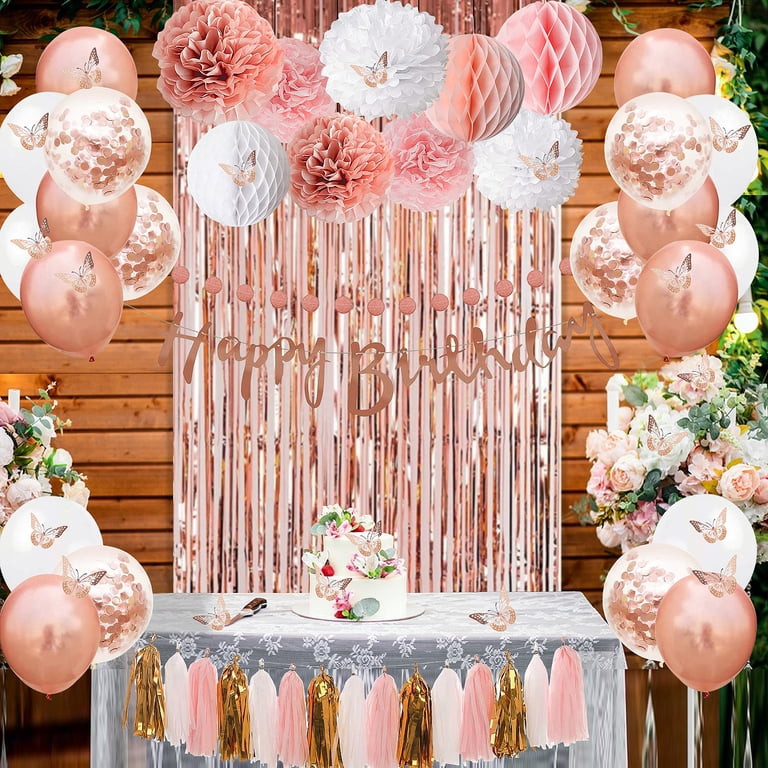 NPW NPW81169 Rosé Gold-DIY Party Banner, None