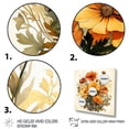 thumbnail image 3 of Designart "Majesty Bouquet of Marigold I" Floral Framed Wall Art Decor - Traditional Yellow Marigold Hallway Framed Wall Art Decor, 3 of 6
