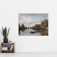 thumbnail image 2 of Maris Dutch City Schreierstoren Amsterdam 1873 Painting Extra Large XL Wall Art Poster Print, 2 of 3