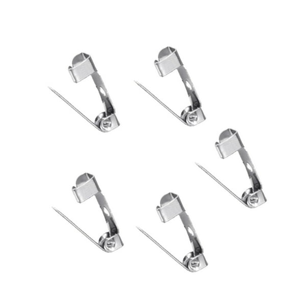 Worgeous  200 Pcs Safety Pin Mini Designer Pins and Brooches Silver Name