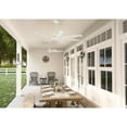 thumbnail image 6 of Hunter - Downtown Indoor/Outdoor Ceiling Fan, Wall Control, 60-inch, Matte White, Industrial-style, 6-speed, Energy Star, 53436, for porches, patios, sunrooms, bathrooms, 6 of 16