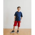 thumbnail image 3 of Made in USA Boys Soft Cotton Jersey Short Sleeve Crew Tee | Red, 3 of 5