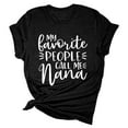 thumbnail image 4 of YDLCAFD T-Shirts Décontractés à Col Rond pour Femmes, Manches Courtes d'Été, Amples, 4 of 5