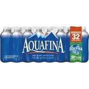 Aquafina Purified Drinking Water, 16.9 Ounce (32 Bottles)