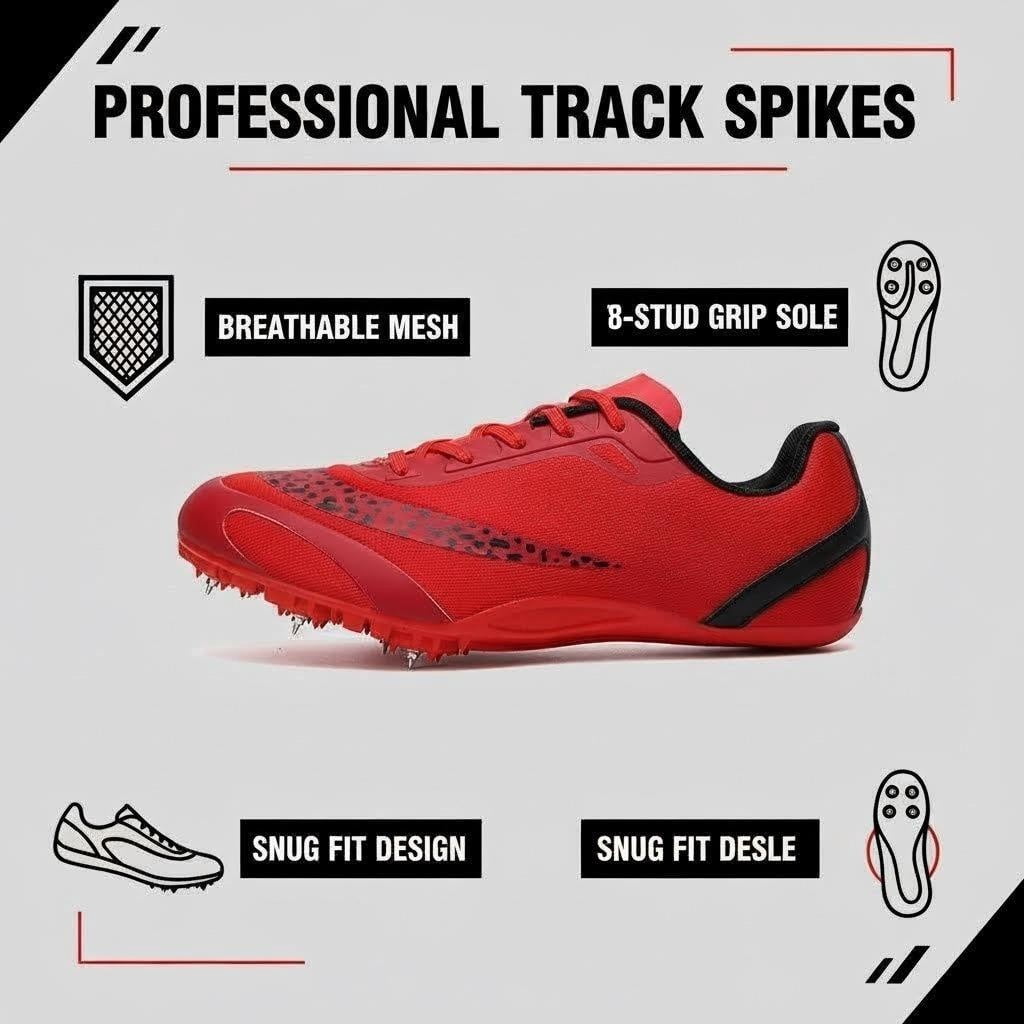 Track Spike Shoes for Men and Women, Lightwight Track & Field Shoes Unisex