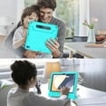 thumbnail image 7 of BMOUO Kids Case for Onn 10.1" Gen 4 2024 (Model:100135925) Tablet, Shockproof Light Weight Handle Stand Case for Walmart Tablet 10.1 inch 2024 (Gen 4), Teal, 7 of 7