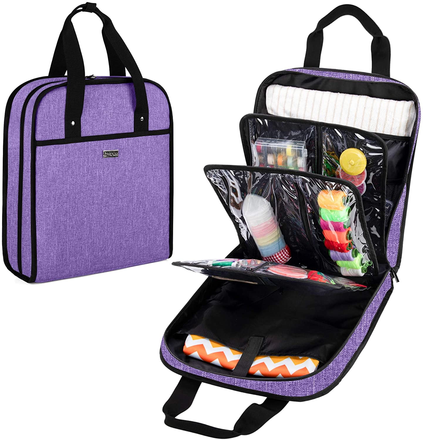 Wgthhk Sewing Accessories Organizer, Sewing Supplies Storage Bag for