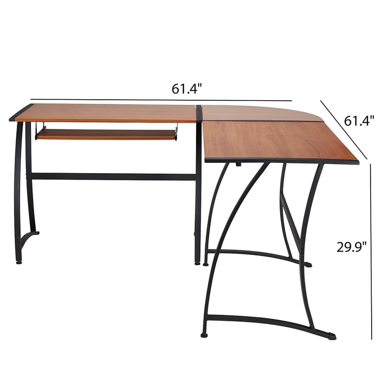 Staples Gillespie L-Shaped Desk 1929202 - Walmart.com