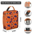 thumbnail image 3 of Honeycomb Insulated Lunch Bag Box Women Reusable Lunch Tote Bag with Detachable Handle Cooler Tote Bag School Hiking, 3 of 6