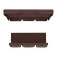 thumbnail image 4 of Ensemble de Housses pour Auvent de Balançoire de Patio Housse Supérieure de Remplacement de Balançoire + Housse de Coussin de Balançoire, 4 of 8