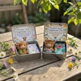 thumbnail image 5 of A Set Handmade Mini Highland Cattle Set With Inspirational Card In Box, Little Cow In A Box, Mini Pocket Cow Hug Plush With Emotional Uplifting Support Card,Gift, 5 of 5
