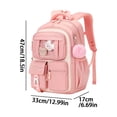 thumbnail image 2 of Girls Backpack, School Backpack for Girls, Cute Bow Bookbag forTeens for Elementary Middle High School Student, Back To School, 2 of 6