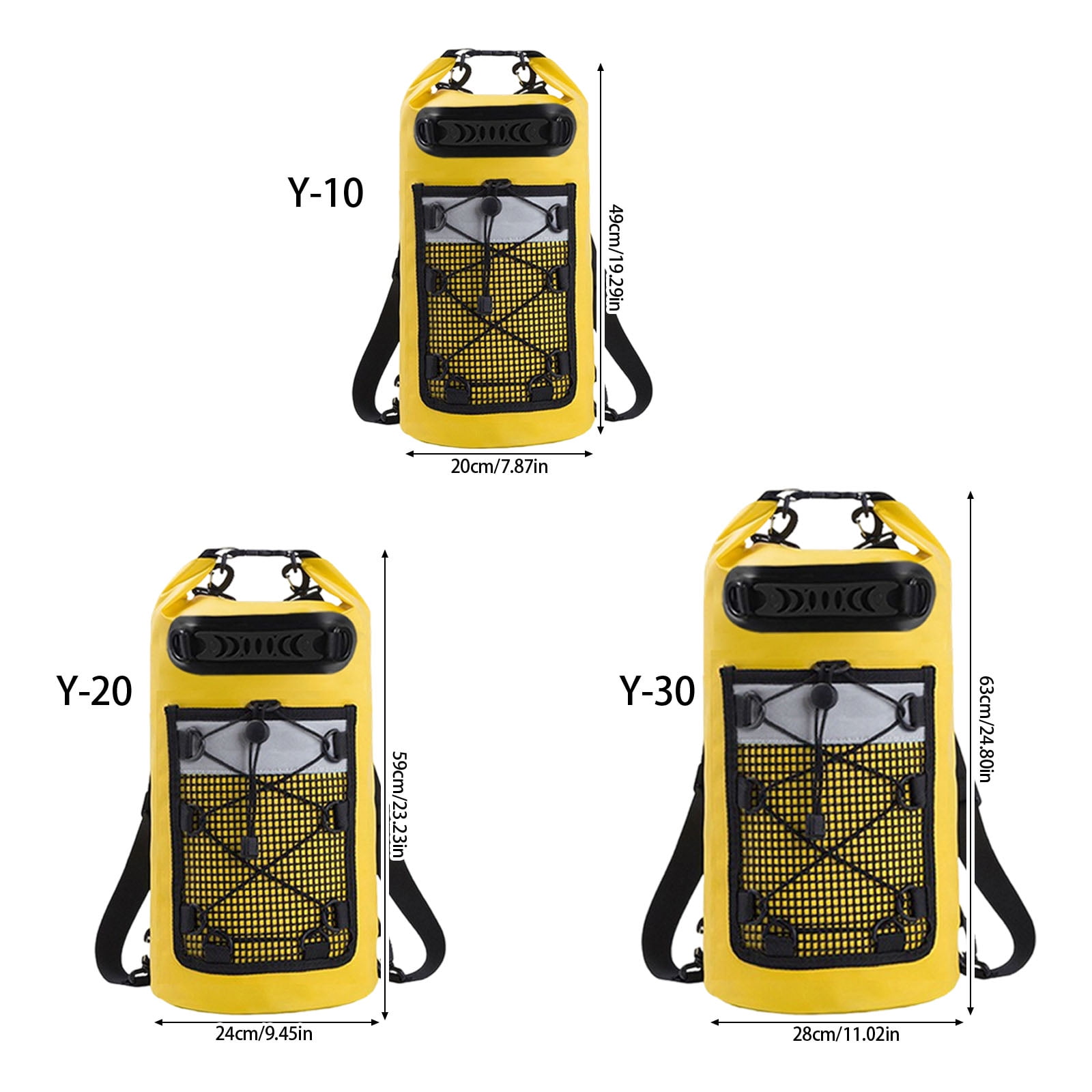 User Friendly Waterproof Bucket Bag PVC Meshes Texture Suitable for Outdoor Users Supporting Choices