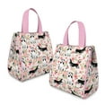 thumbnail image 2 of Husky and Pink Pioneer Flower Insulated Lunch Bag for Women & Adults,Large Portable Soft Cooler Lunch Bag,Thermal Food Storage Tote with Pearl Cotton,8.66L,8.75x5.75x9.5 Inch, 2 of 6