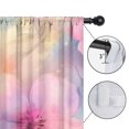 thumbnail image 4 of Blackout Kids Curtains,Colorful Cloud Star Tie Dye Pattern Childrens Insulated Curtains Set Of 2,Bedroom Essentials,Toddler Room Decor 52"x84", 4 of 5