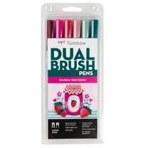 Tombow Dual Brush Pens - Set of 6, Very Berry