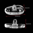 thumbnail image 2 of Qarigey 5 pares de almohadillas de silicona para la nariz tornillo Push On transparente delgada elipse aire ligero herramienta de reparación compacta Lentes Tipo 1 5 pares Qarigey YJ1098-01, 2 of 5
