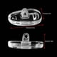 thumbnail image 5 of Jumpingount 5 pares de almohadillas de silicona para la nariz tornillo Push On transparente delgada elipse aire ligero herramienta de reparación compacta Lentes Tipo 1 5 pares Jumpingount YJ1098-01, 5 of 5