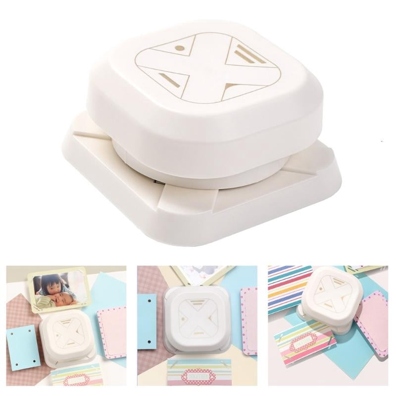 CEORPER Multifunctional Corner Paper Cutter 4 Way Paper Hole Puncher for Scrapbooking