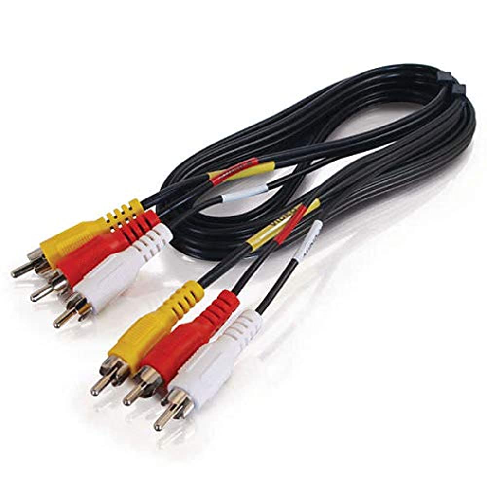 C2G 3ft Value Series Composite Video + Stereo Audio Cable - RCA Male - RCA Male - 3ft - Black - image 3 of 4