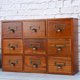 thumbnail image 5 of Cajón vintage Sailing Caja de almacenamiento de escritorio de madera de múltiples capas 504201, 5 of 10