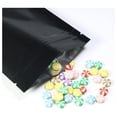 thumbnail image 6 of YOSITiuu Pack of 100 Matte/Glossy Color Stand-Up Resealable Zipper Pouches (4.7" x 7.1", Glossy Black), 6 of 6