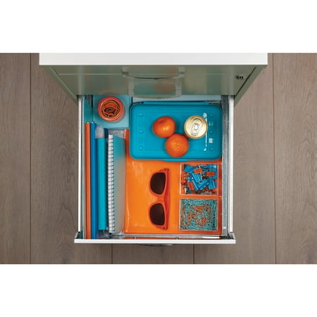 Hirsh - Metal 3-Drawer Organizer File Cabinet with Pencil Drawer - Pearl White