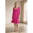 thumbnail image 3 of ellos Women's Plus Size Knit Tank Dress - 4X, Tropical Raspberry, 3 of 6