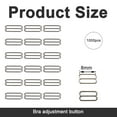thumbnail image 3 of Bra Rings Sliders And Hooks Strap Adjusters Various Sizes BraAdjustment Accessories, 3 of 5