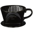 thumbnail image 1 of Earthenware Coffee Dripper (Kalita) Black, 1 of 4