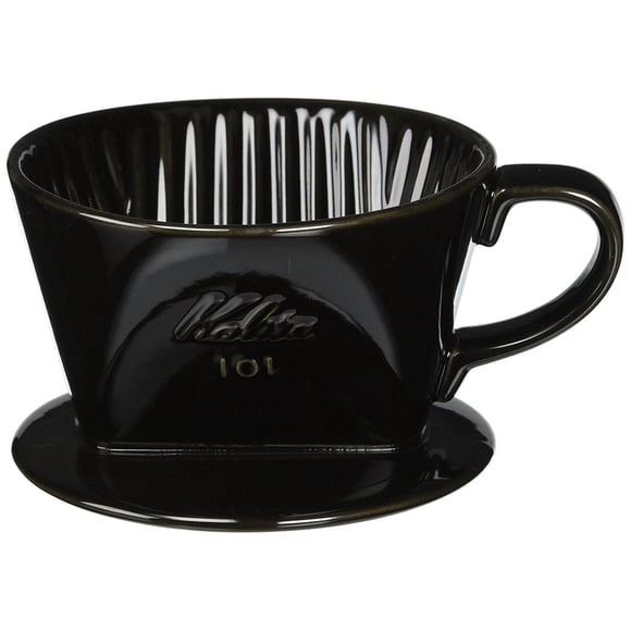Earthenware Coffee Dripper (Kalita) Black