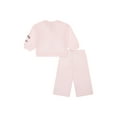 thumbnail image 5 of Minnie & Mickey Baby Girl 2 Piece Embroidered Sweat Set, Sizes 0-24 Months, 5 of 7