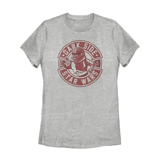 Women's Star Wars: The Rise of Skywalker Sith Trooper Cartoon Graphic Tee Athletic Heather Large