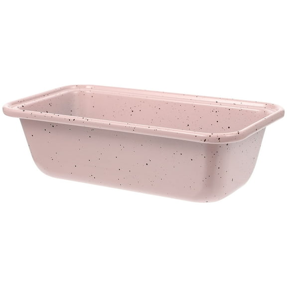 DEEPCRAFF Practical Pink Nonstick Loaf Pan, Heavy-Duty Carbon Steel for Home