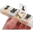 thumbnail image 7 of MEDca 7-Day Pill Organizer, Weekly Medicine & Vitamin Storage Case, 4 Pack, 7 of 7