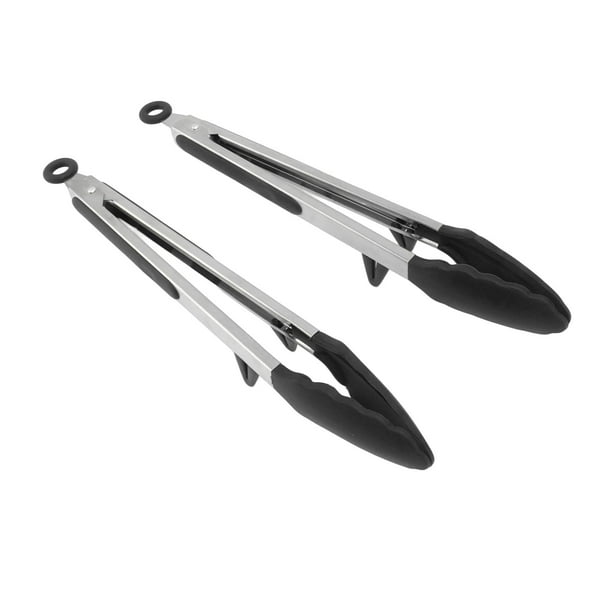 Pinzas de cocina NikouMX 2 piezas 12 pulgadas acero inoxidable silicona