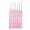 Pink, variant on Multiple Size Crochet Hook Set with Gauges Storage Bag Ergonomic Handle Efficient Knitting Projects Solution