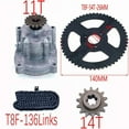 thumbnail image 3 of Applies to T8F Clutch Drum Gear Box Sprocket chain 33cc 43cc 49cc Ty Rod II Go Kart Mini Moto Dirt Bike Scooter Xtreme ATV buggy, 3 of 5