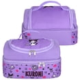 thumbnail image 2 of Roffatide Kuromi Lunch Bag, Leakproof Large Compartment Lunchbox for Work and Travel, Purple, 2 of 6