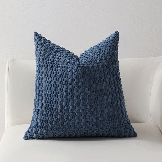 Soft Weave Pillowcases Standard Size Breathable Face Friendly Pillow Shams Decorative Weave Pillow Case Covers