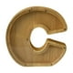 thumbnail image 2 of Lata de ahorro de madera con letras en inglés y cristal transparente., 2 of 6