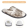 thumbnail image 3 of Balery Western Desert Cowboys3 Pantuflas de Casa de Felpa Silenciosas con Diseño Estampado, Zapatillas Cómodas Antideslizantes de Algodón para Interior-Large, 3 of 8
