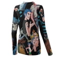 thumbnail image 5 of Gorillaz Women's Sunscreen Shirt Long Sleeve Workout Tops Crewneck Soft Comfy Tees Casual T-Shirt L, 5 of 7
