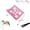 Pink, variant on Dog Bath Hammock with Frame, 2-in-1 Foldable Pet Grooming Bed with Breathable Mesh Sling and Frame for Bathing, Nail Trimming & Ear Cleaning, Pink
