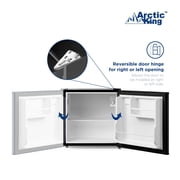 Arctic King 1.7 Cu Ft Compact Refrigerator, Black – Energy Star Mini Fridge for Dorm, Office, Bedroom