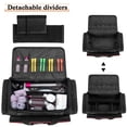 thumbnail image 3 of Bolsa de peluquería Barber Case BAFASO de gran capacidad, color negro, 3 of 7