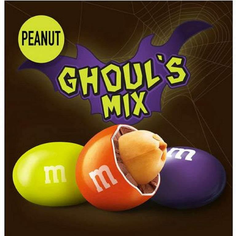 M&M's Ghoul's Mix Caramel Chocolate Halloween Candy, 10.2 Ounce Bag, Chocolate Candy