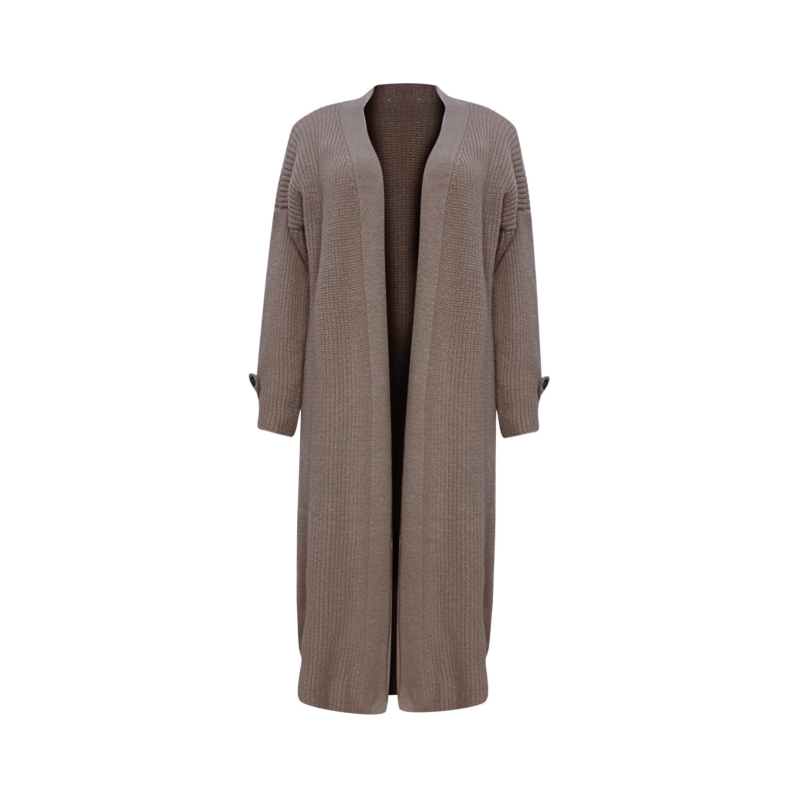 Womens Long Cardigans Oversized Chunky Knit Coatigan Fall Trendy Open Front Sweater Jackets Loose Long Sleeve Maxi Sweaters - image 4